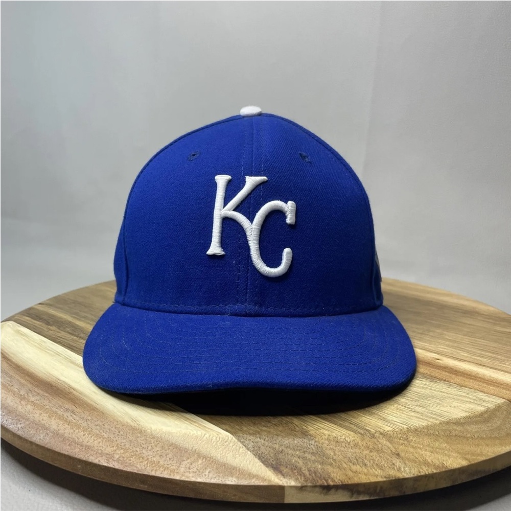 Kansas City Royals Hat New Era 7 3/8 Blue Fitted 59Fifty 2015 World Series KC